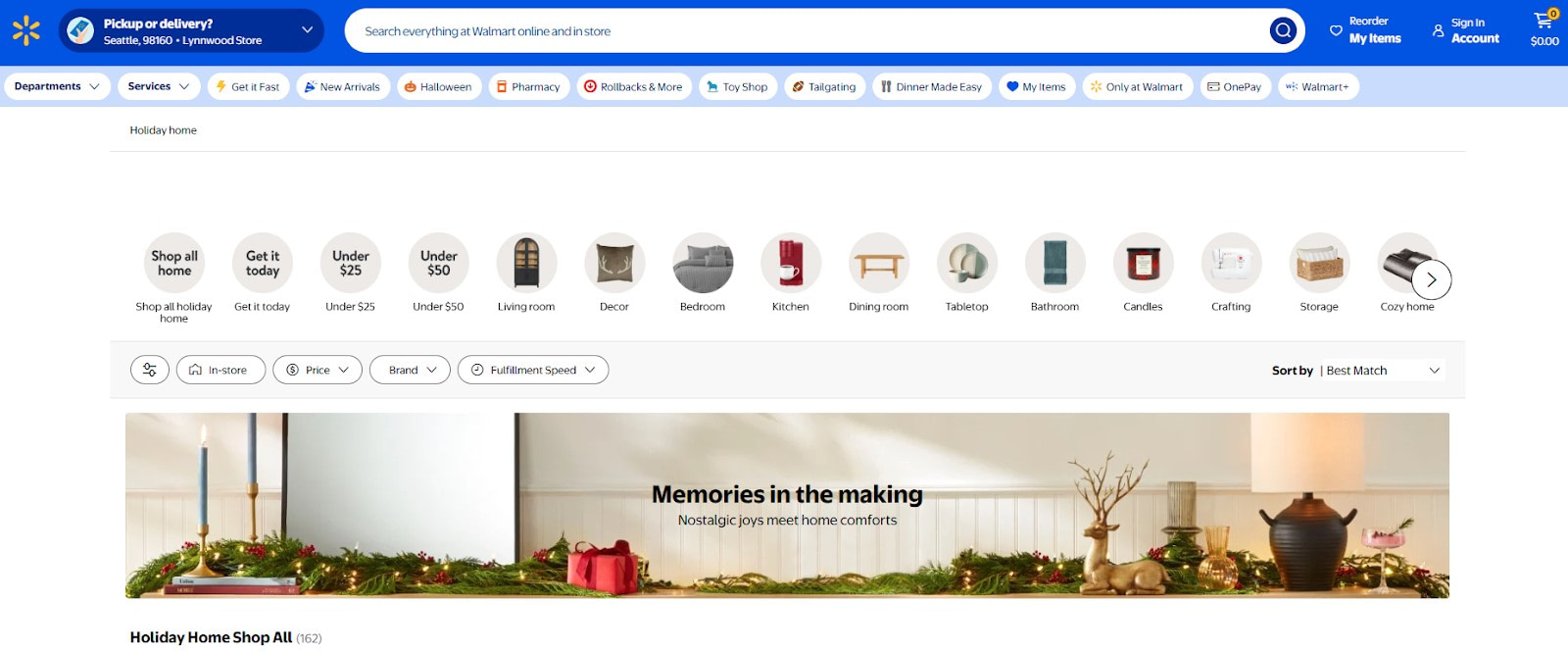 Walmart Holiday Shop