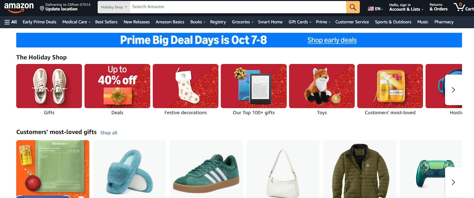 Holiday Shop on Amazon