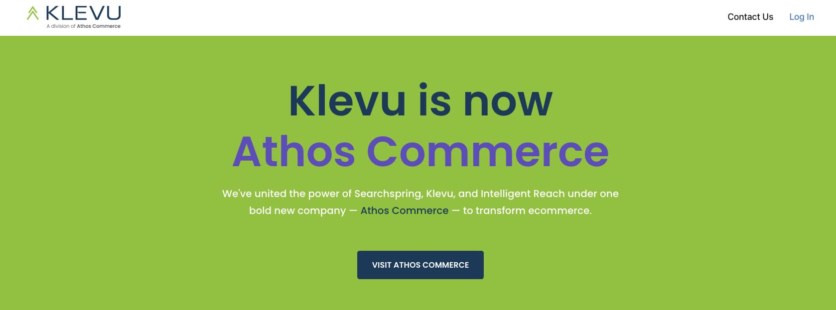 Klevu is now Athos Commerce