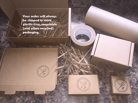 Plastic-Free and Recycled Packaging