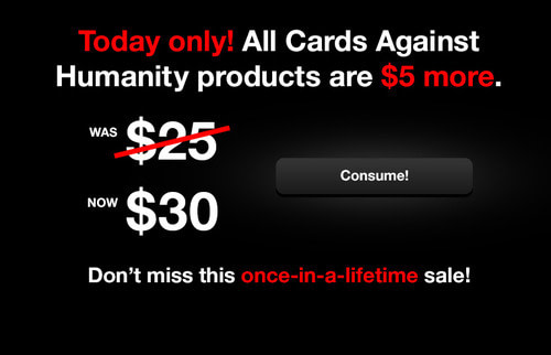 Cards Againts Humanity Black Friday