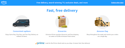 Amazon Fast Free delivery
