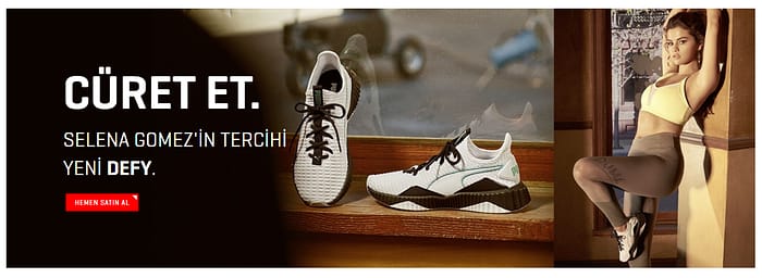 Контент интернет-магазина Puma Турция