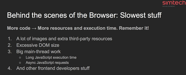 What does slow down your website