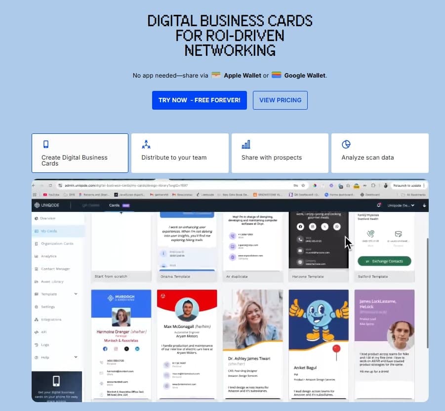 Uniqode's Digital Business Cards for ROI-Driven Networking