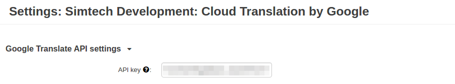 Cloud Translation by Google