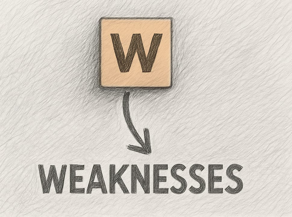 Слабые стороны
