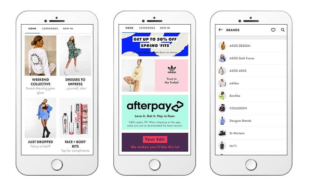 Asos fashion marketplace app