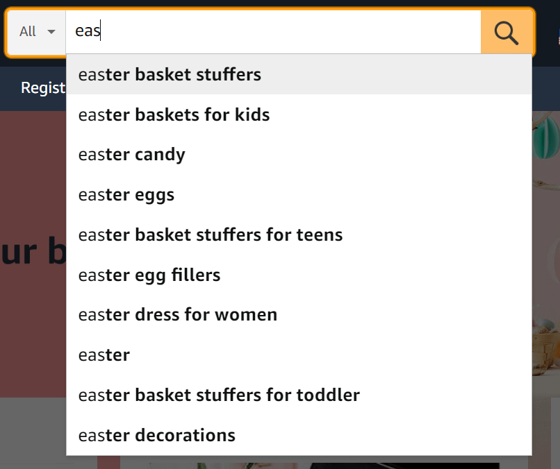 Autocomplete Search