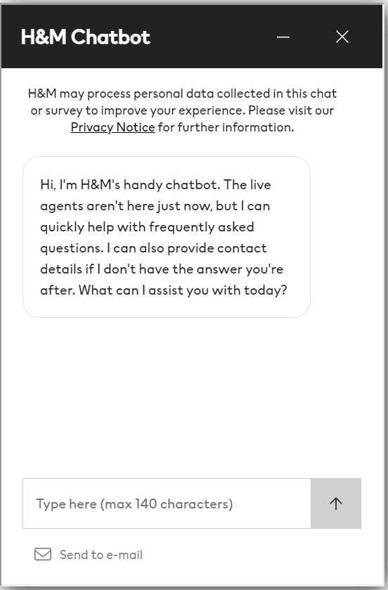 H&M bot