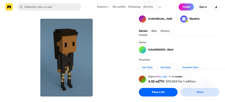 image4 Rarible online marketplace lot