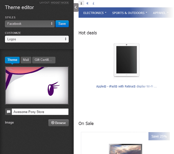 Your Store on Facebook with CS-Cart Facebook App: photo 2 - CS-Cart Blog