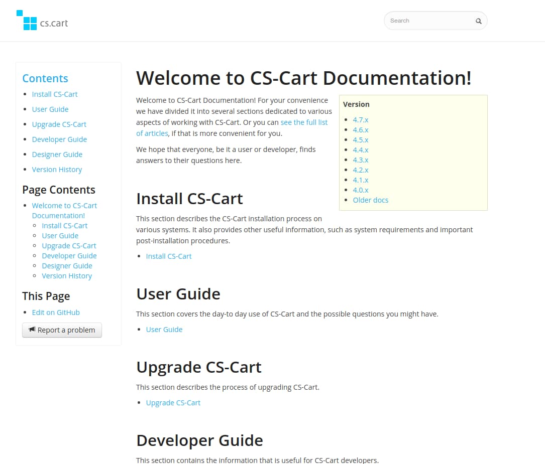 online shopping mall documentation